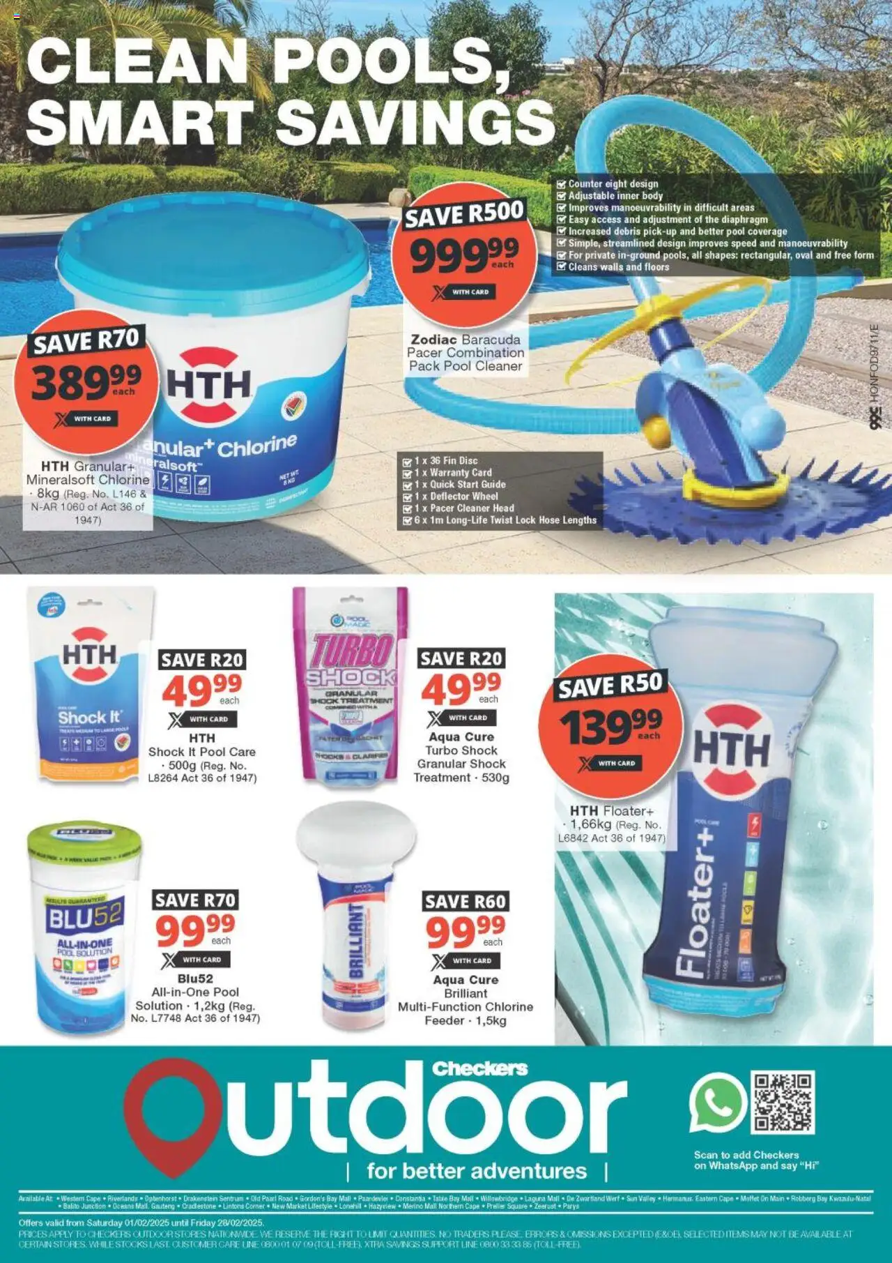 Checkers Outdoor Pool Promotion (01/02/2025 28/02/2025) → Catalogue