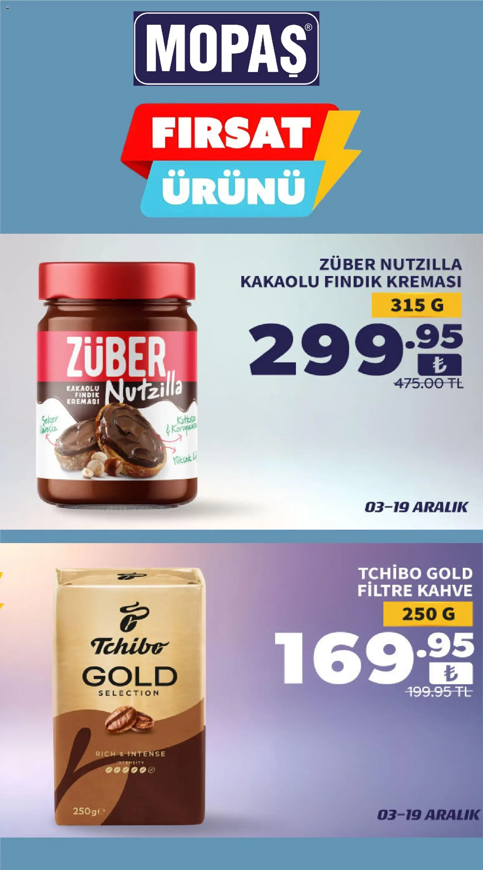 Mopaş Katalog - 03.12.2025 tarihinden itibaren geçerlidir | Sayfa: 5 | Ürünler: Kahve, Şeker, Fındık