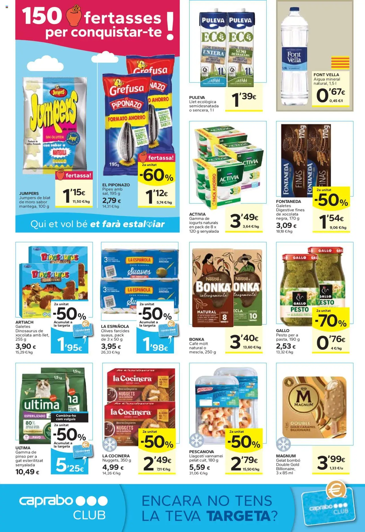Caprabo folleto │ válido desde el 12.06.2025 | Página: 6 | Productos: Leche, Café, Anchoa, Nuggets