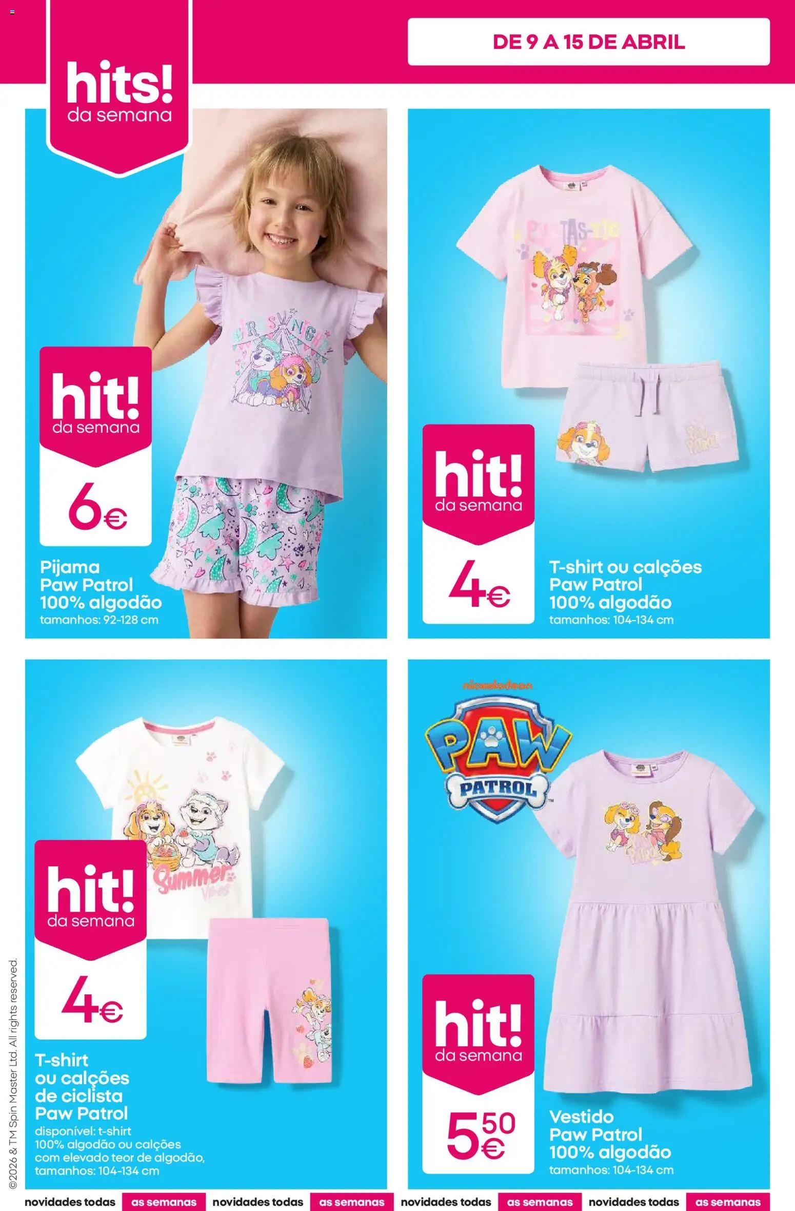 Pepco folheto │ válido de 09.04.2026 | Página: 2 | Produtos: Vestido, Algodão, Calções