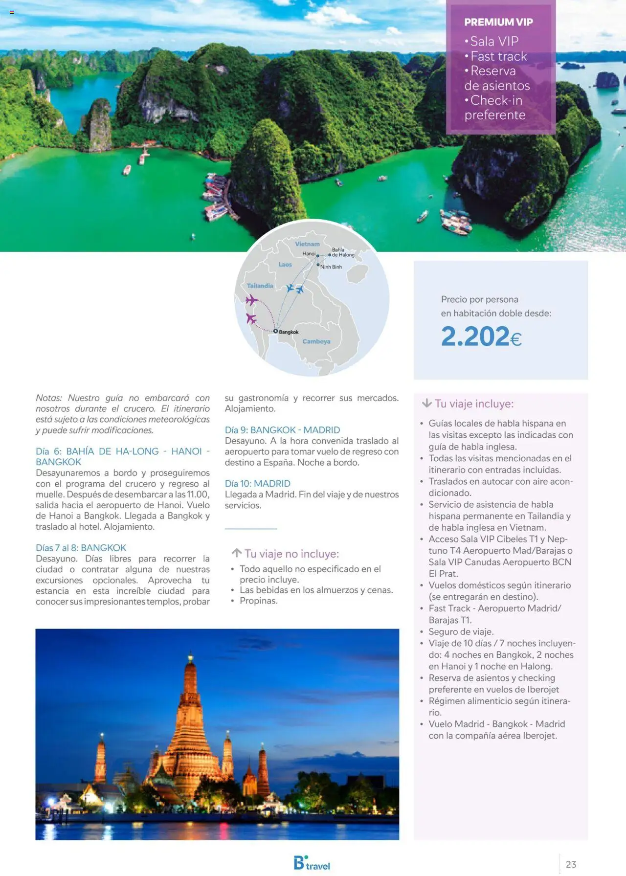 B the travel brand Asia 2025 │ válido desde el 15.11.2024 | Página: 23