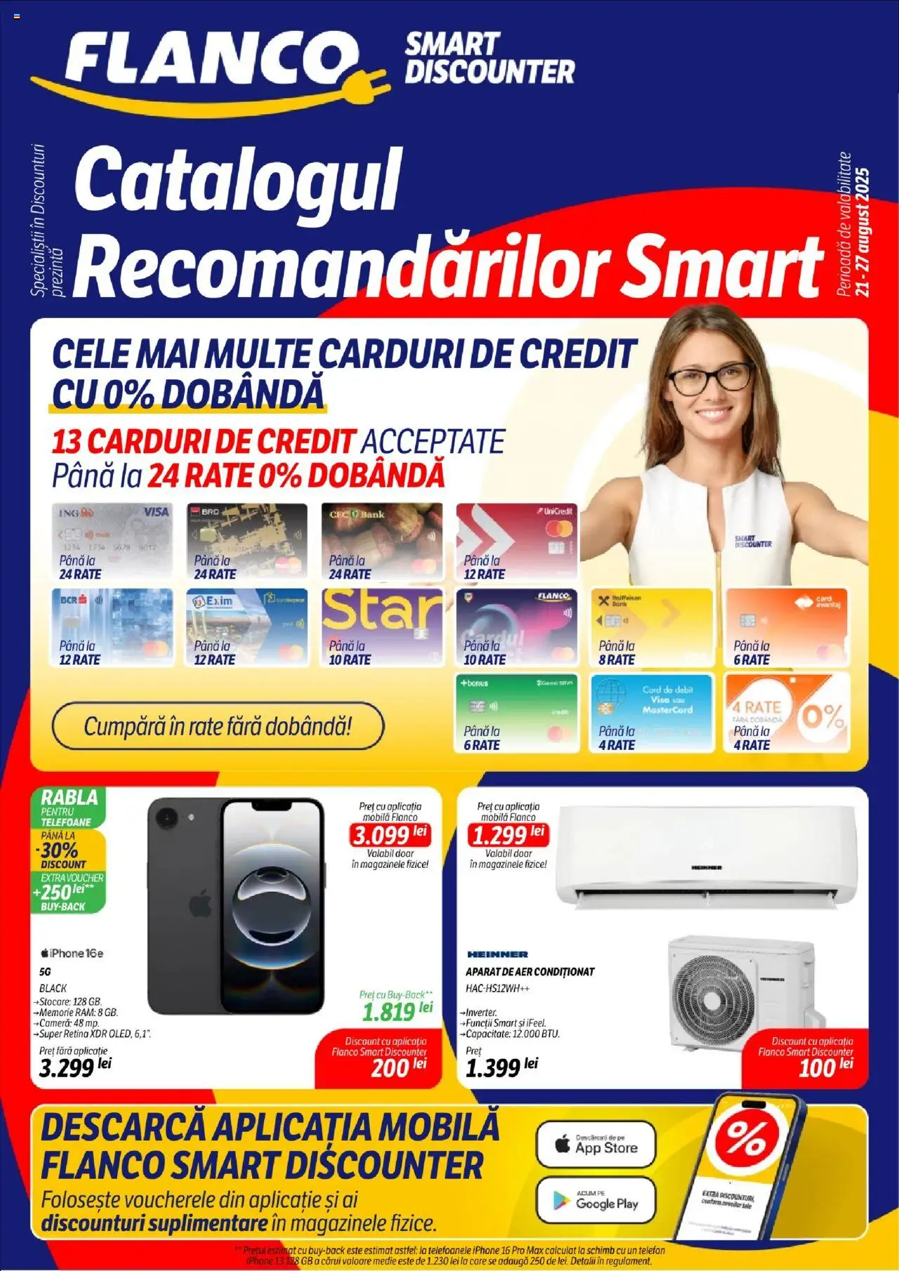 Catalog Flanco – valabil de la 21.08.2025 | Pagină: 1 | Produse: Telefon, Memorie, Cameră, Aer Condiționat