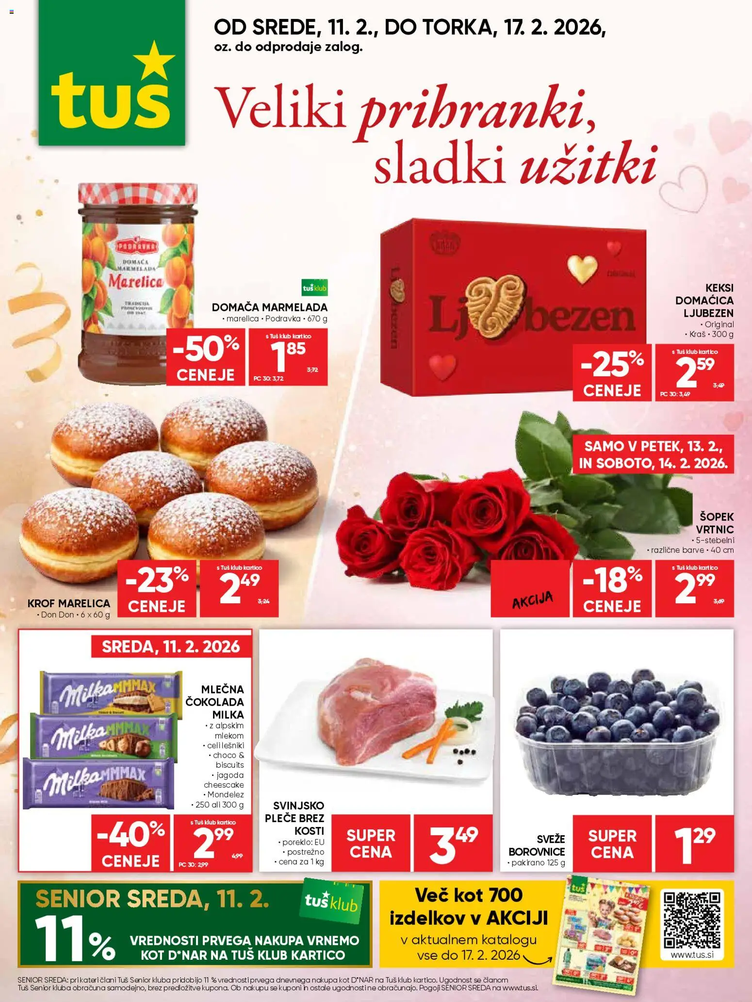 Novi Tuš katalog ponudbe – veljaven od 11.02.2026 | Stran: 1