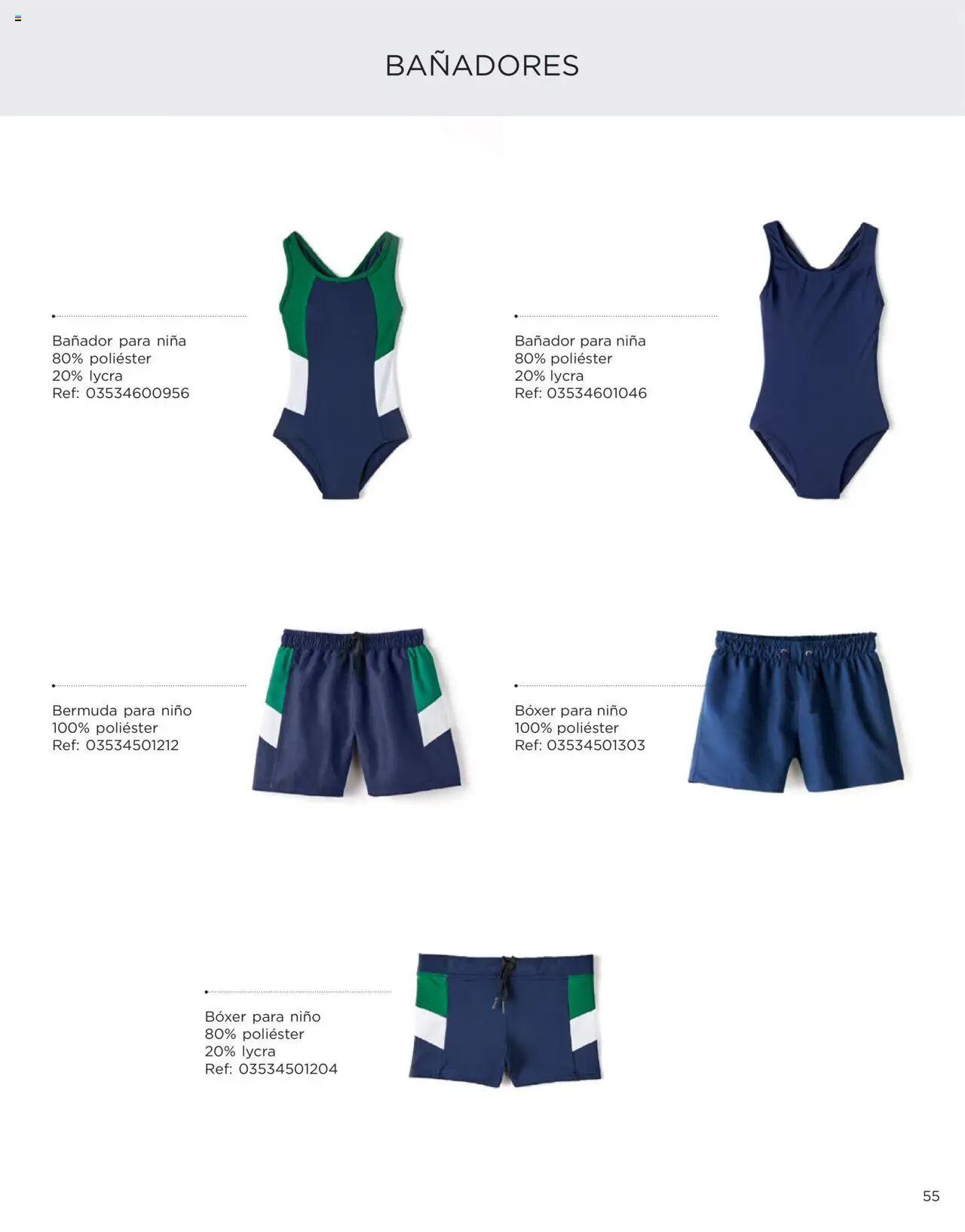 El Corte Inglés Uniformes │ válido desde el 22.04.2025 | Página: 55