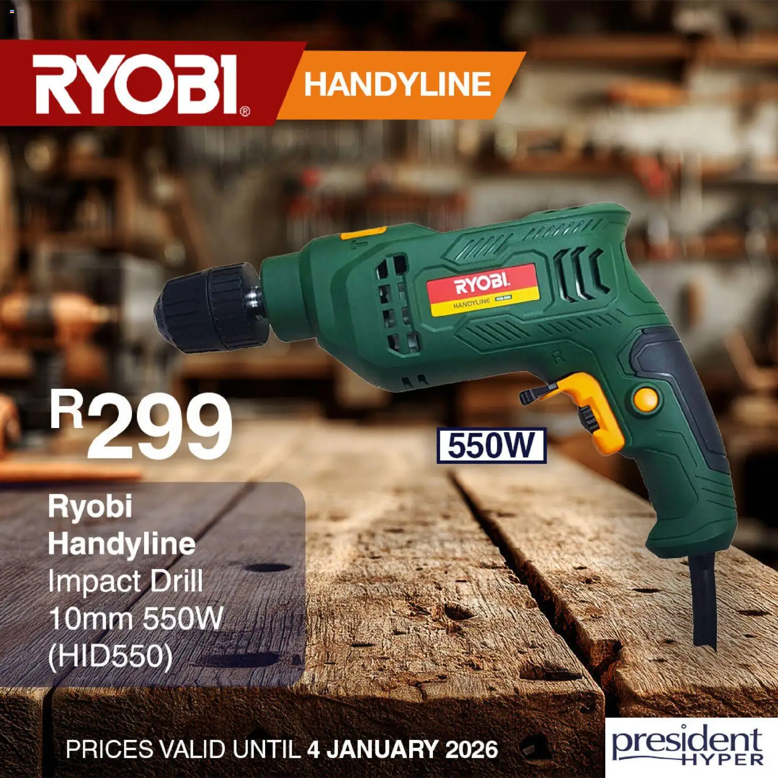 New President Hyper catalogue – valid from 01.12.2025 | Page: 2 | Products: Drill