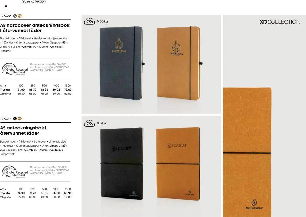Lyreco reklamblad aktuell från 12.03.2024 | Sida: 182 | Produkter: Papper, Anteckningsbok