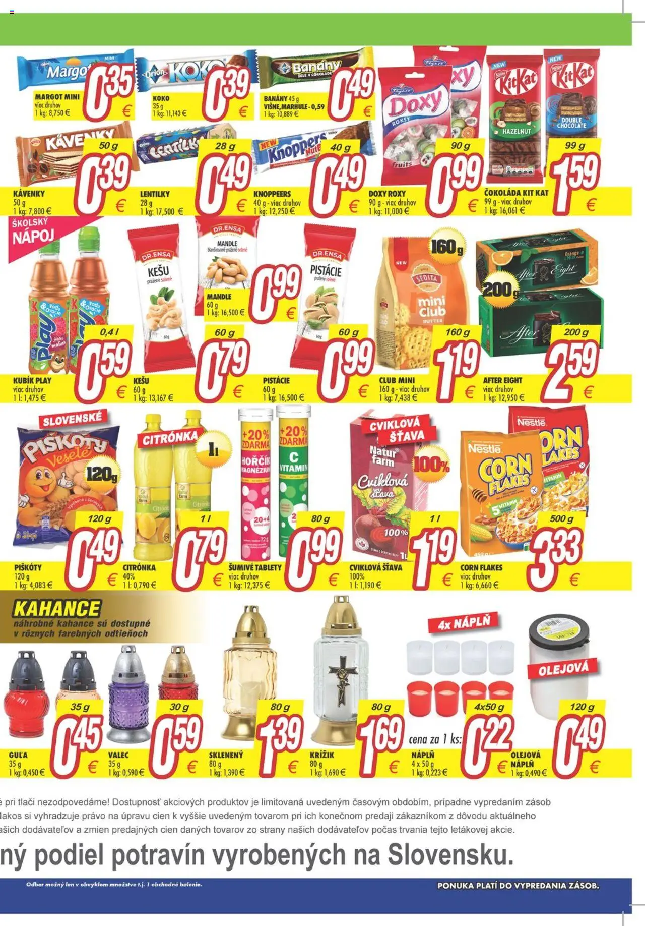Nové Makos akcie – leták je platný od 13.10.2025 | Strana: 4 | Produkty: Banány, Čokoláda, Pistácie, Mandle