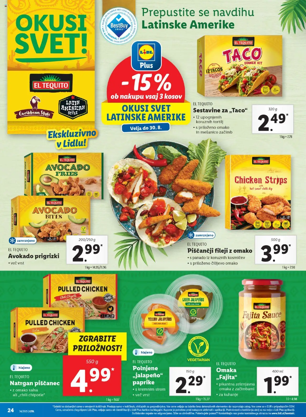 Lidl katalog │ velja od 21.08.2025 | Stran: 40 | Izdelki: Prigrizki, Avokado, Omaka