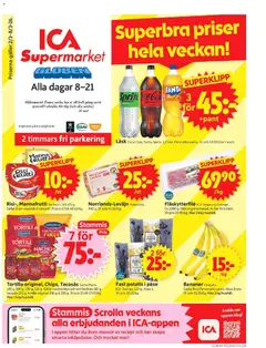 ICA Supermarket - Stockholm Globen - Förhandsvisning av reklamblad från butik ICA Supermarket aktuell från 02.03.2026
