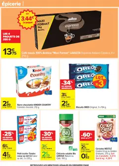  | Page: 38 | Produits: Café, Kinder country, Céréales, Biscuits