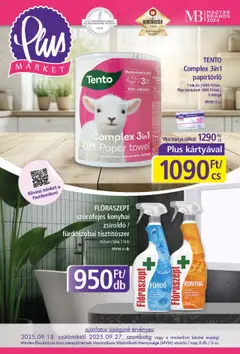 Plus Market Akciós újság - amely érvényes a következő dátumtól: 18.09.2025