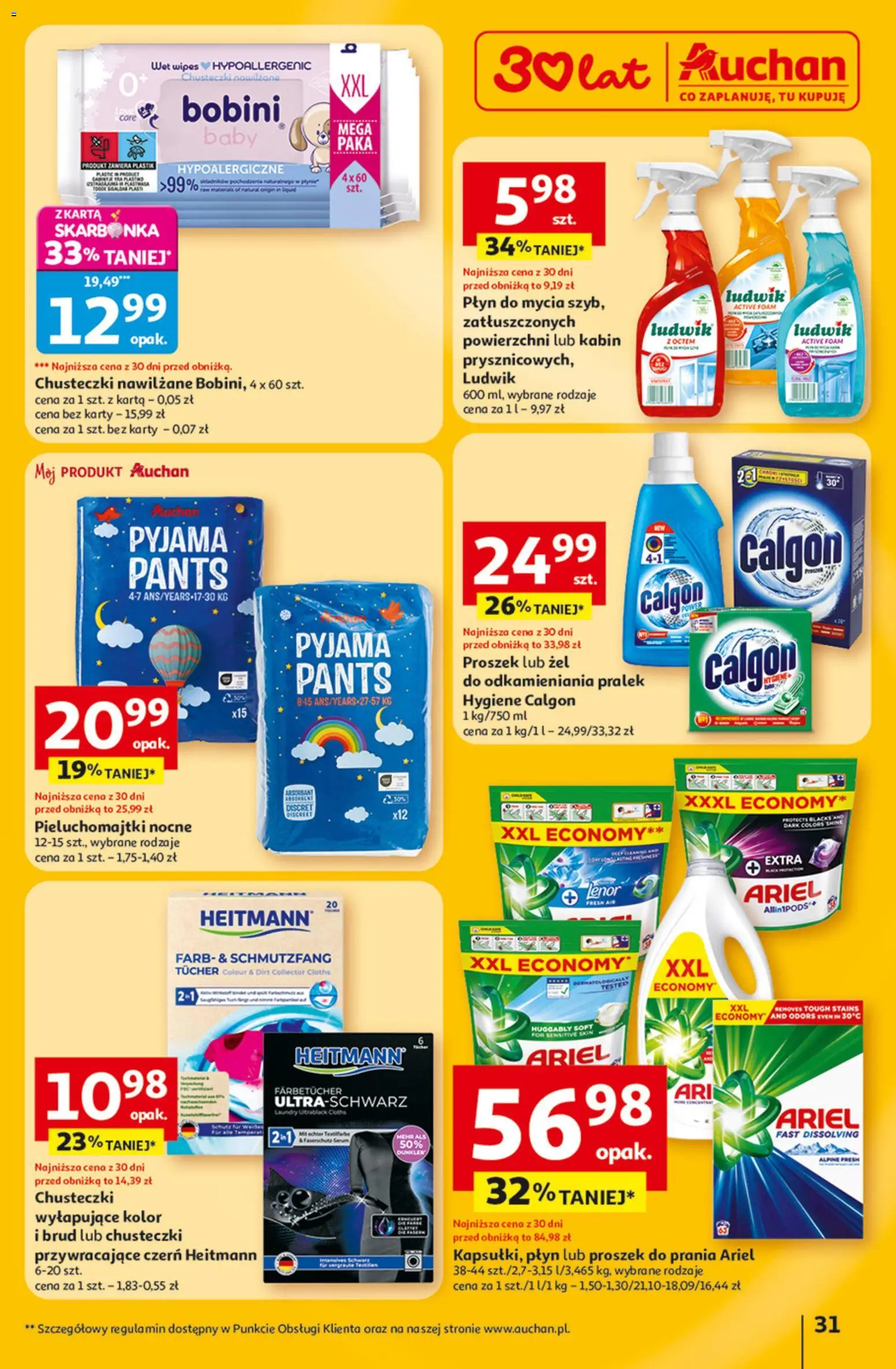 Auchan Gazetka - 30 Lat Hipermarket od 12.02.2026 | Strona: 31