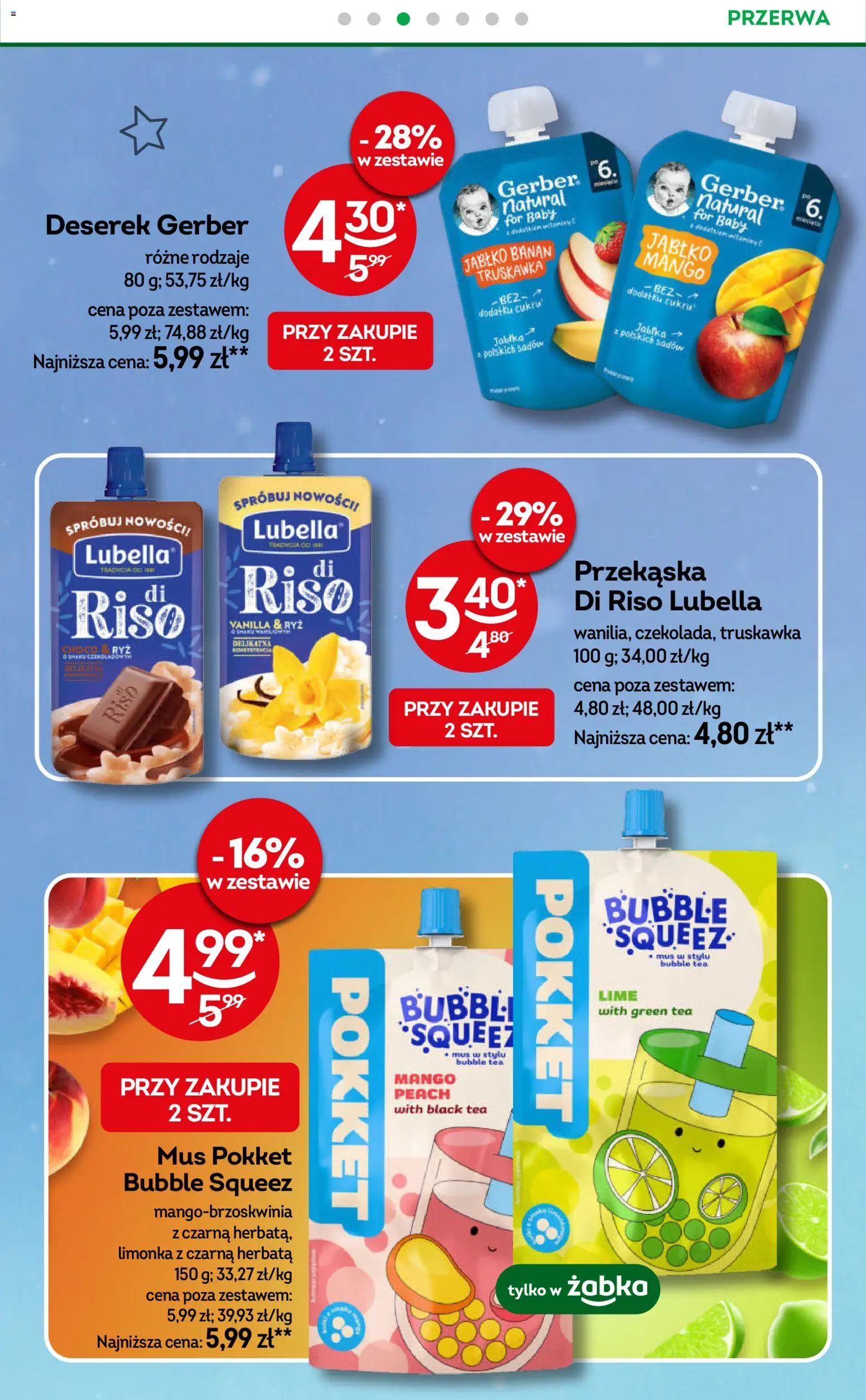 Żabka Gazetka od 25.02.2026 | Strona: 54 | Produkty: Mango, Limonka, Ryż, Herbata