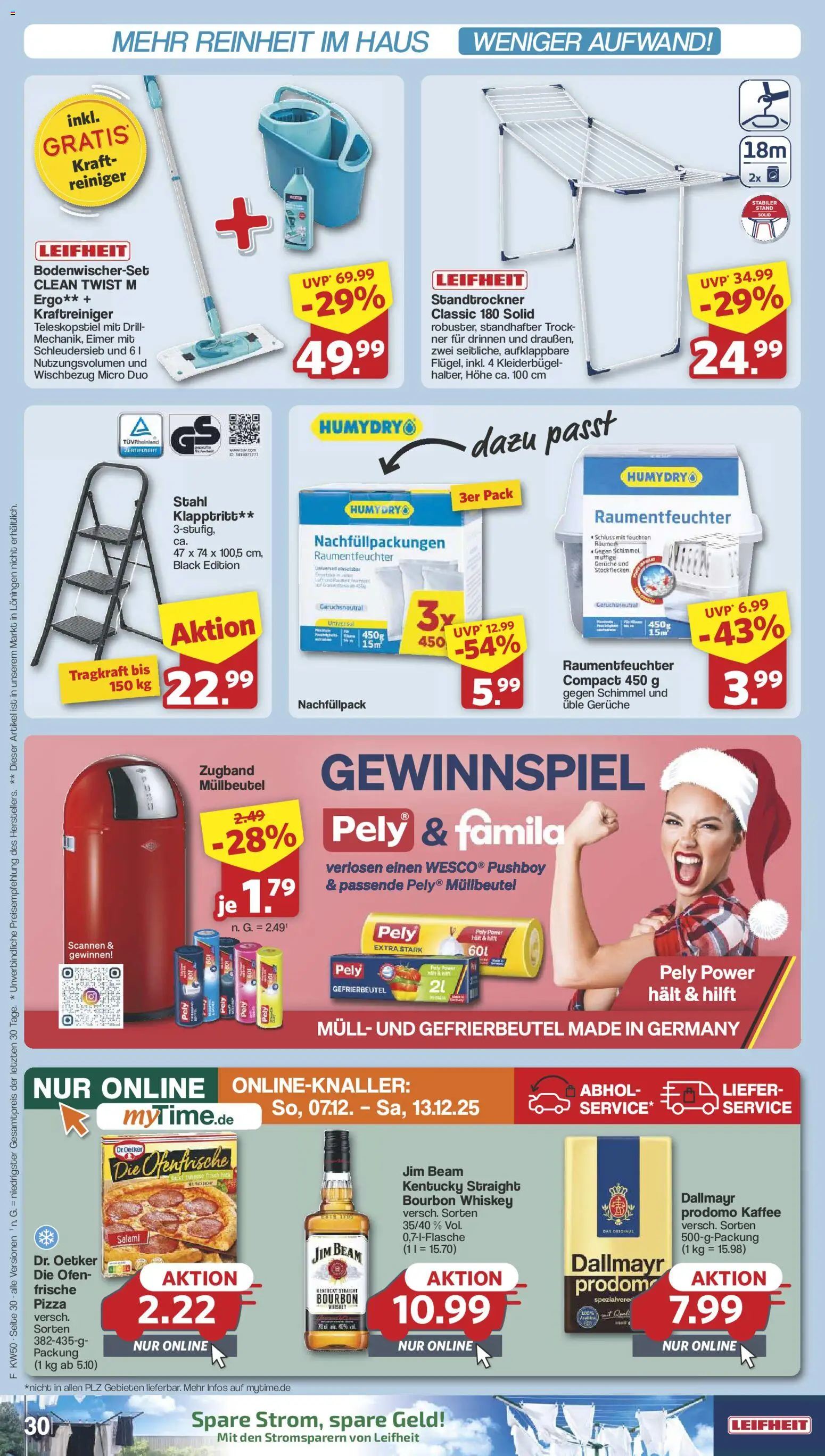 Famila Nordwest Prospekt 	 – gültig ab 08.12.2025 | Seite: 32 | Produkte: Jim beam, Kleiderbügel, Dallmayr, Salami