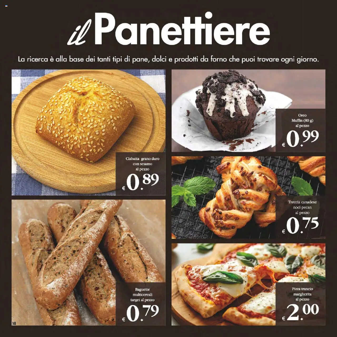 Volantino Decò del 02.09.2025 | Pagina: 18 | Prodotti: Pizza, Noci, Muffin, Forno