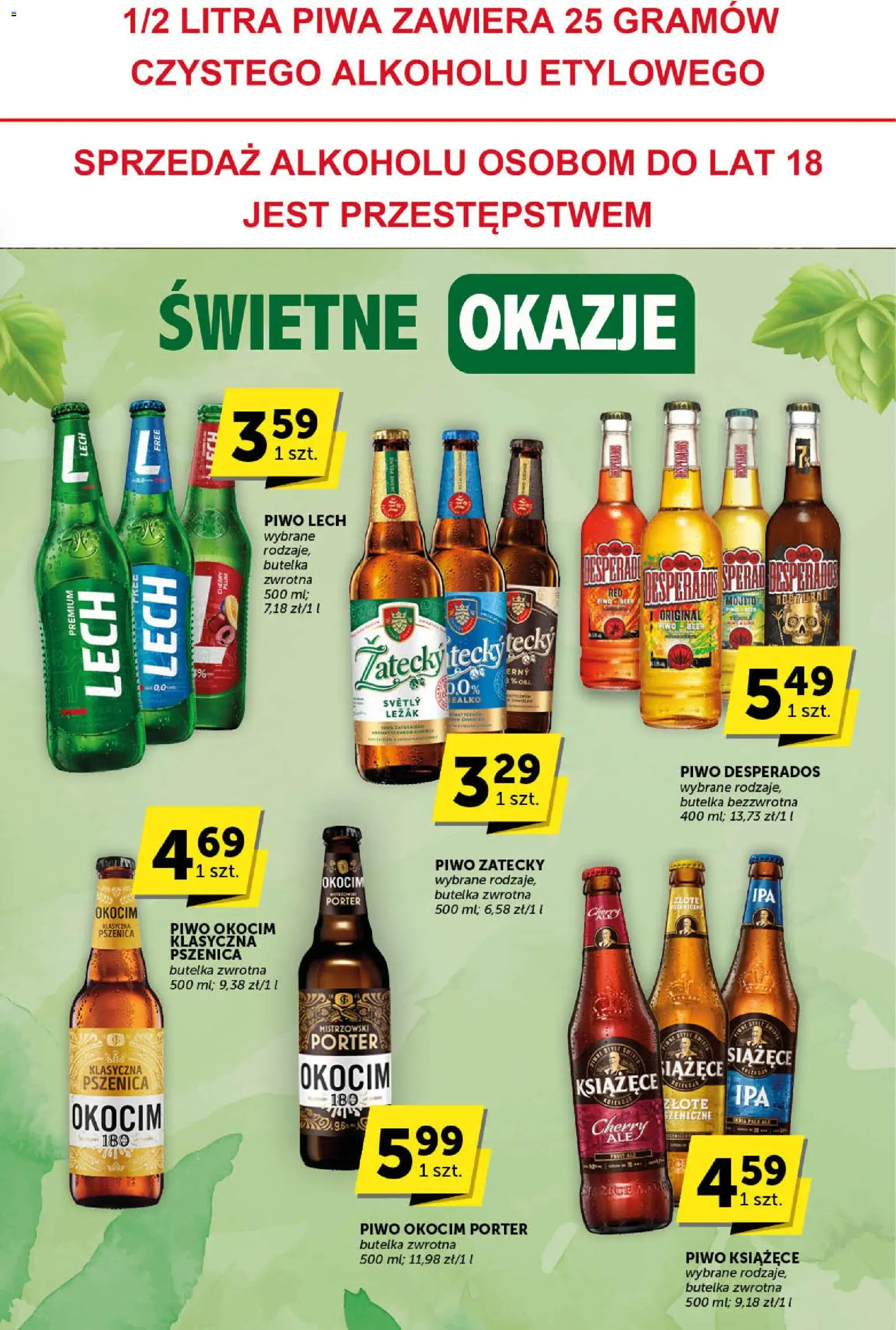 Groszek Gazetka - Katalog od 22.01.2026 | Strona: 25 | Produkty: Leżak, Piwo Desperados, Piwo