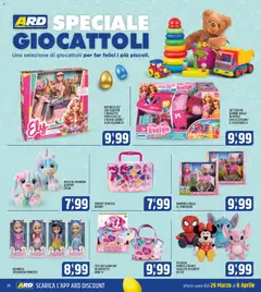 Anteprima del volantino ARD Discount volantino valido a partire dal 26.03.2026 | Pagina: 26 | Prodotti: Peluche, Borsetta