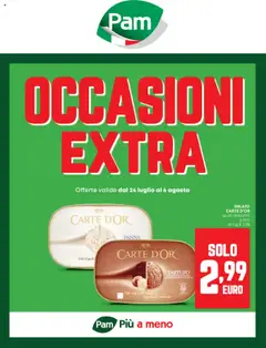 Anteprima del volantino PAM Occasioni Extra catalogo valido a partire dal 24.07.2025