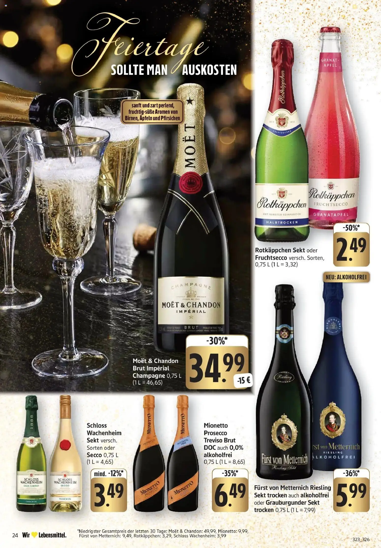 Edeka prospekt Walldorf	 – gültig ab 15.12.2025 | Seite: 24 | Produkte: Granatapfel, Äpfel, Prosecco, Rotkäppchen