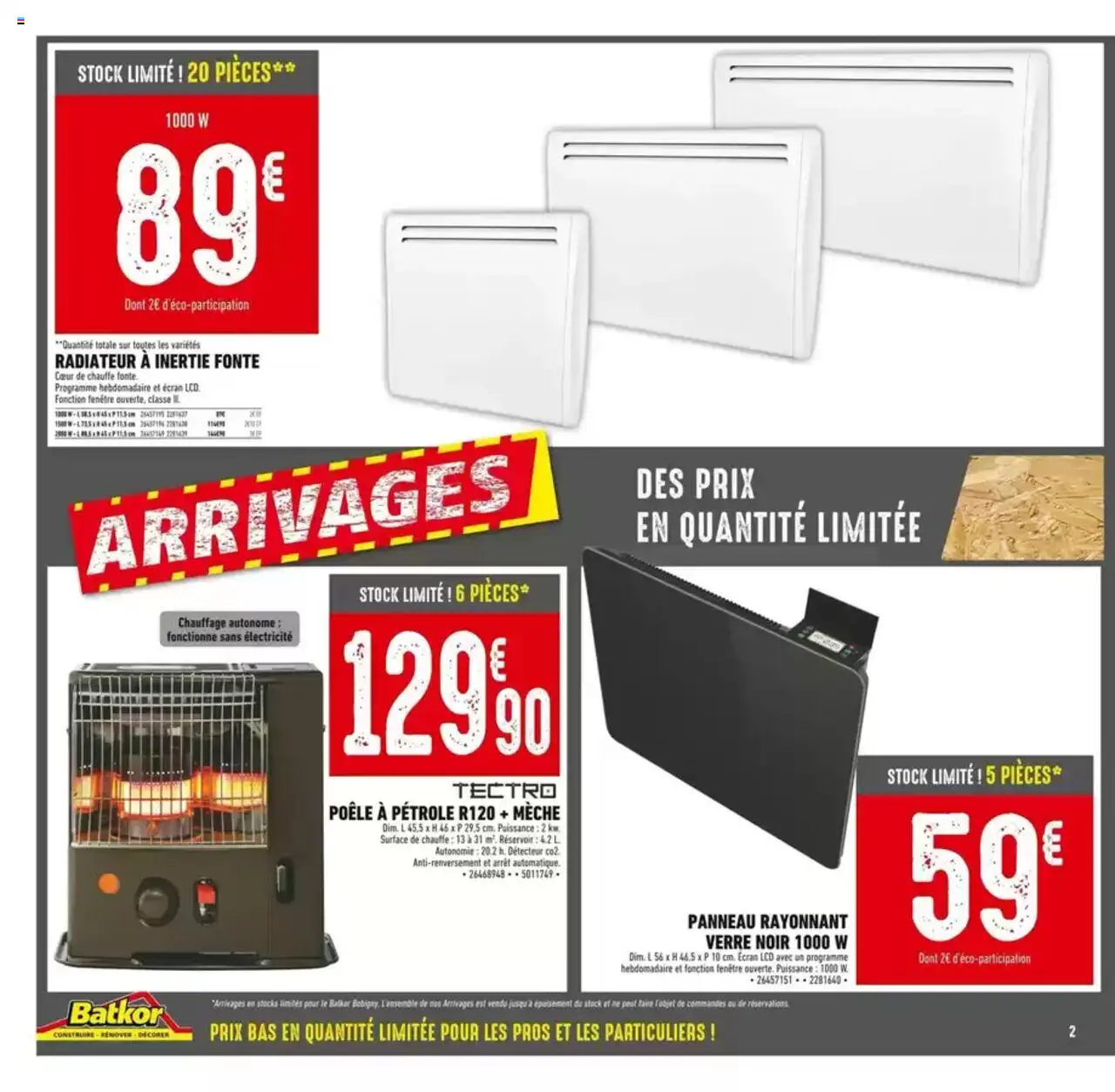 {H1} | Page: 2 | Produits: Poêle, Poêle à pétrole, Radiateur