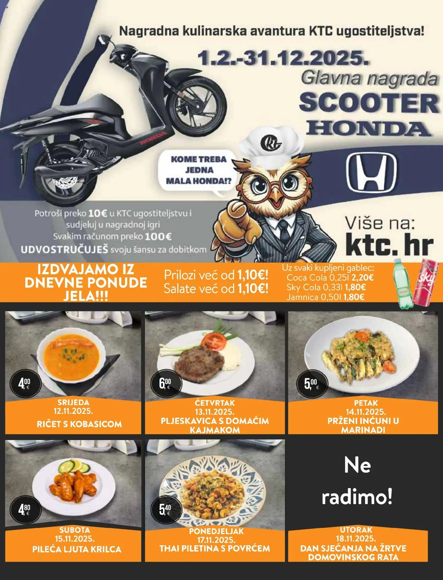 KTC katalog | vrijedi od 12.11.2025 | Stranica: 36 | Proizvodi: Sky Cola, Coca cola, Piletina, Jamnica