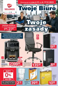 Pogląd oferty "Selgros cash&carry Gazetka - Biuro" - ważna od 04.12.2025