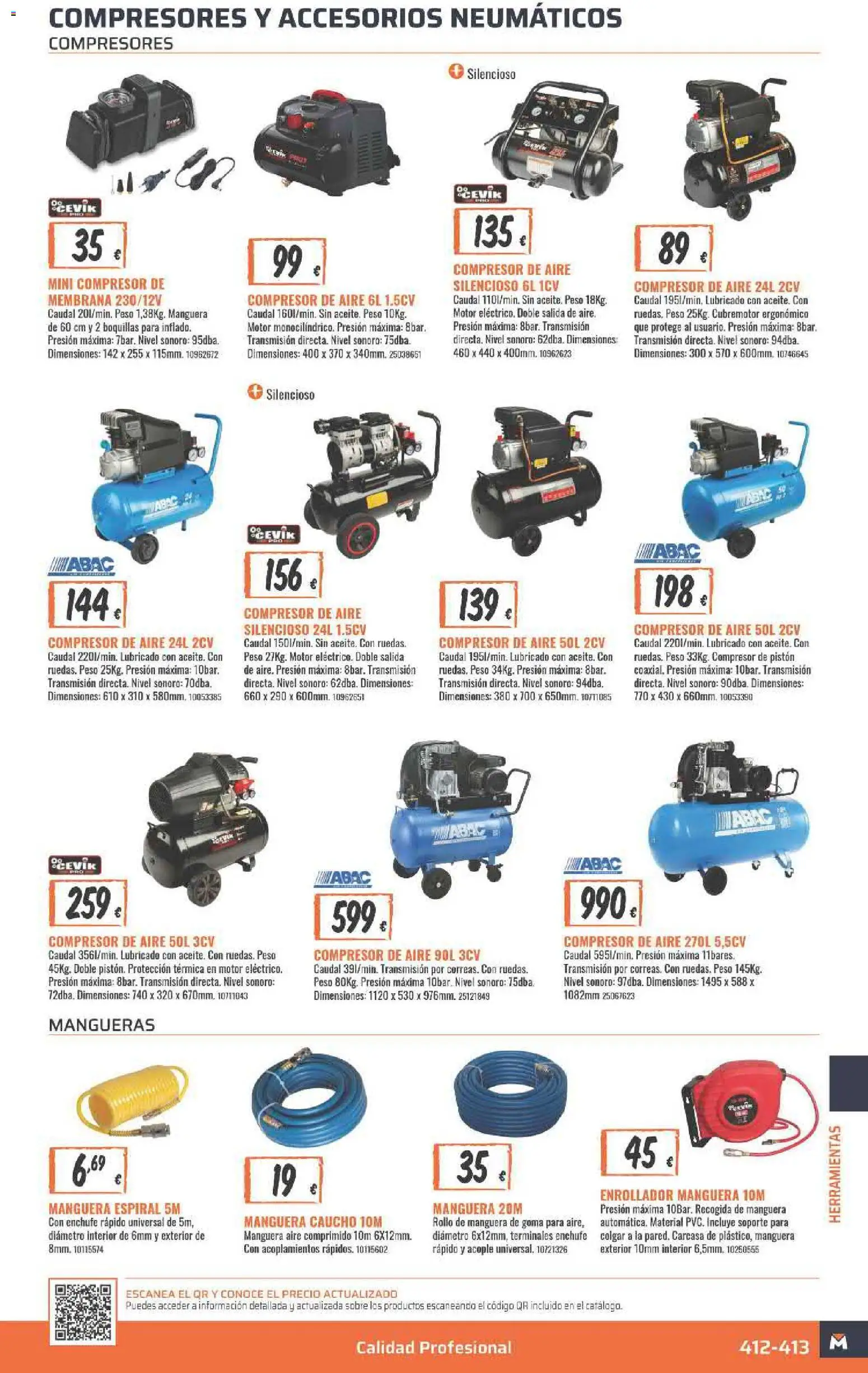 Obramat folleto │ válido desde el 23.03.2026 | Página: 413 | Productos: Manguera, Peso, Enchufe