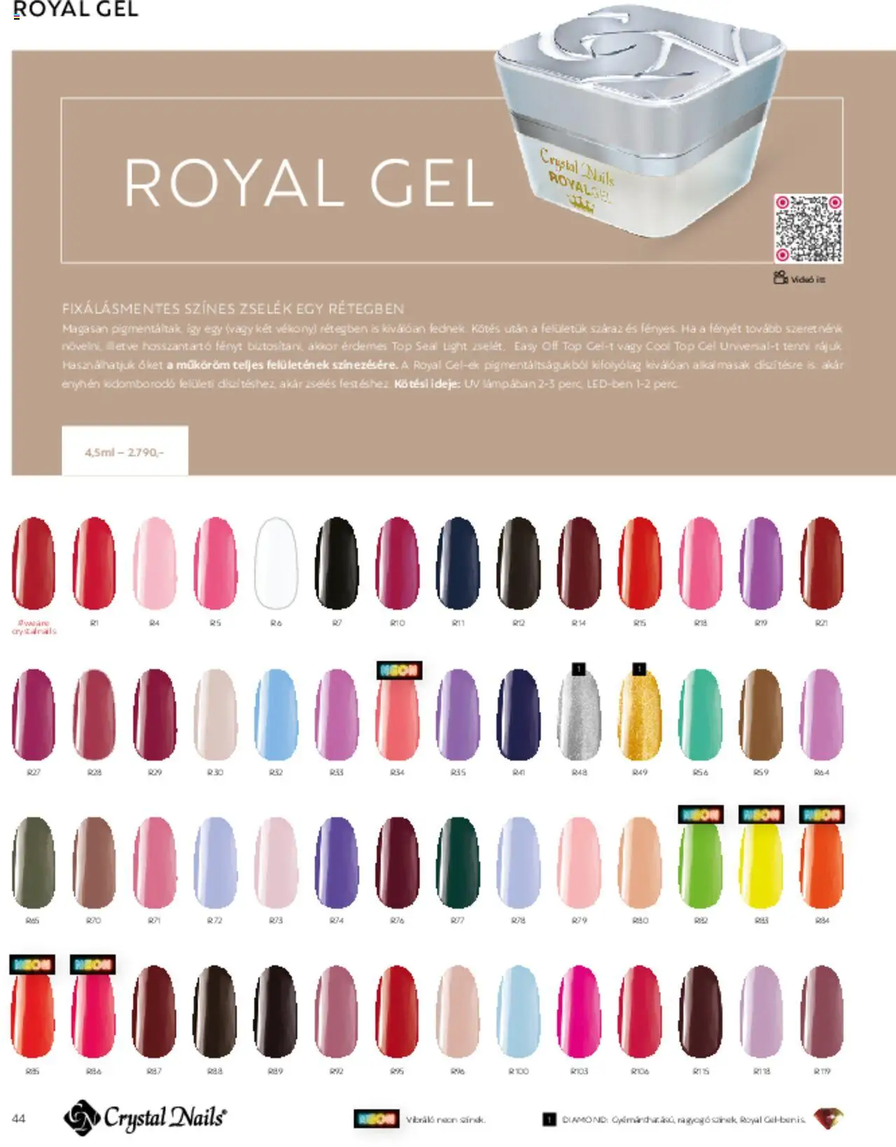 Crystal Nails akciós ujság - amely érvényes a következő dátumtól: 01.03.2025 | Oldal: 44 | Termékek: Videó