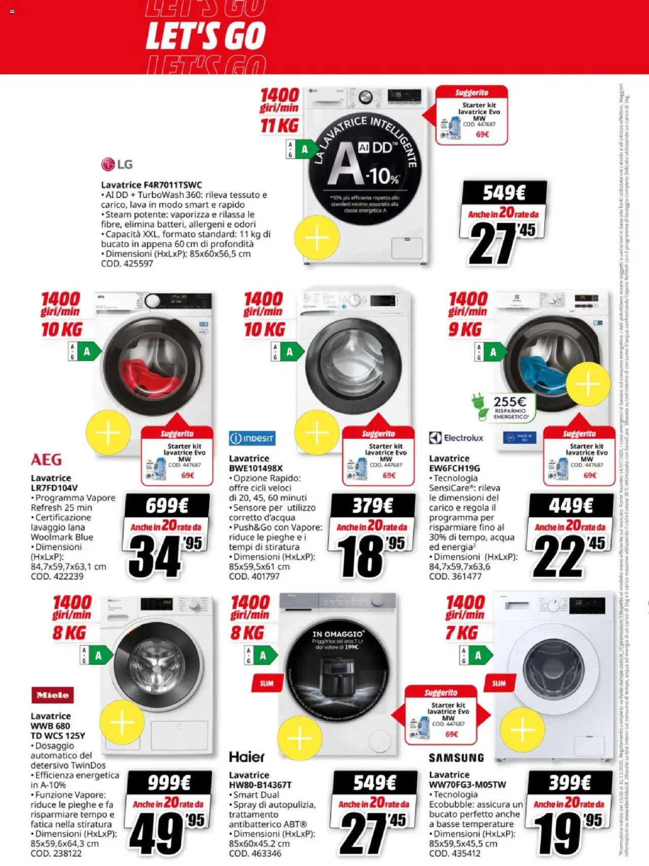 Volantino Media World del 13.10.2025 | Pagina: 27 | Prodotti: Friggitrice ad aria, Miele, Friggitrice, Samsung
