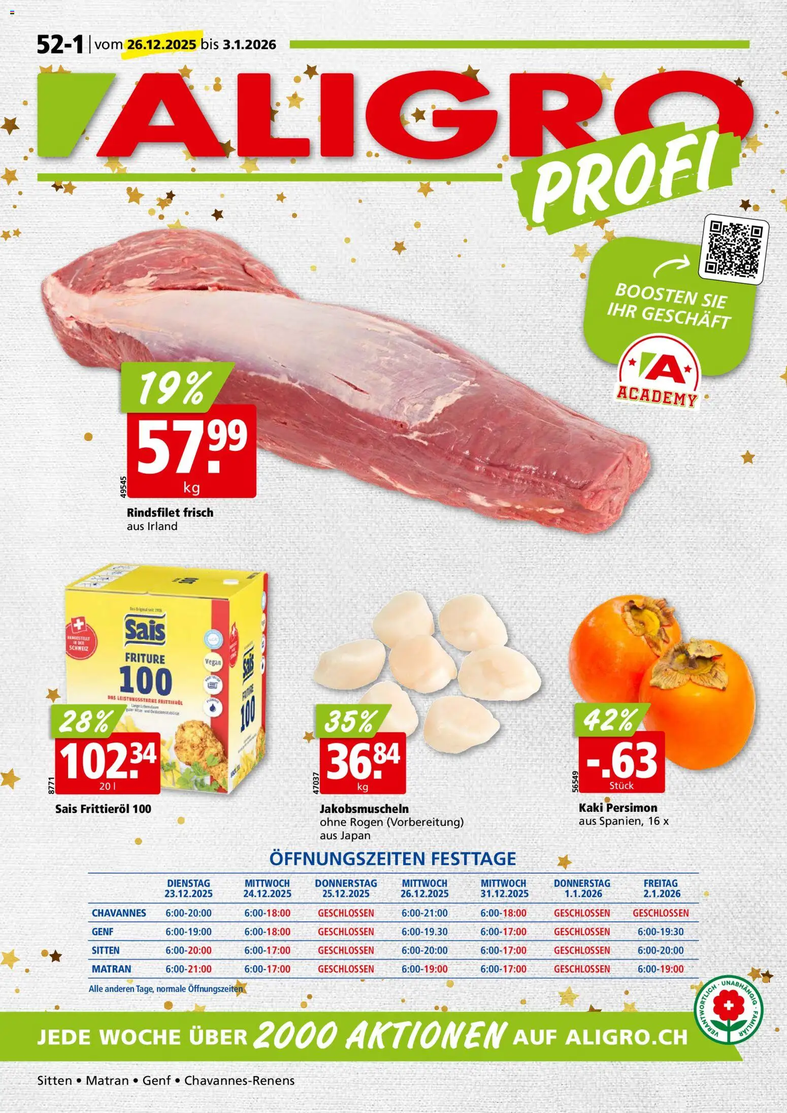 Aligro Aktionen – gültig ab 26.12.2025 | Seite: 1 | Produkte: Kaki