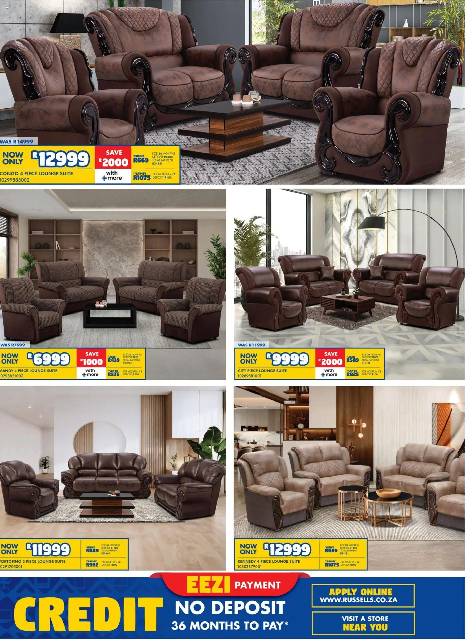 New Russells Specials catalogue – valid from 19.03.2026 | Page: 13 | Products: Lounge suite