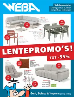 Weba folder - Voorbeeld van een folder van Weba, geldig van 11.02.2026