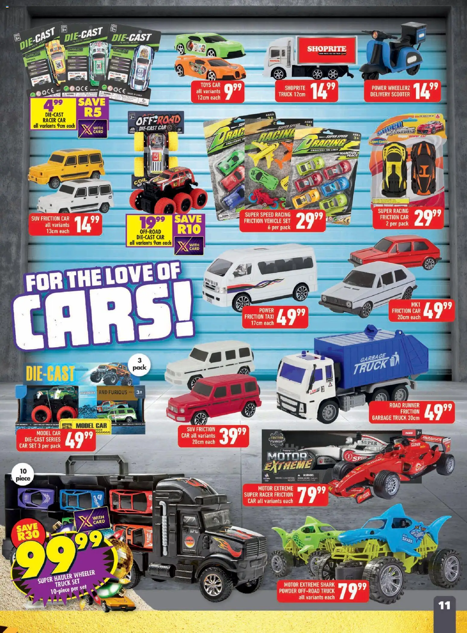 New Shoprite catalogue – valid from 24.11.2025 | Page: 11 | Products: Toys, Powder