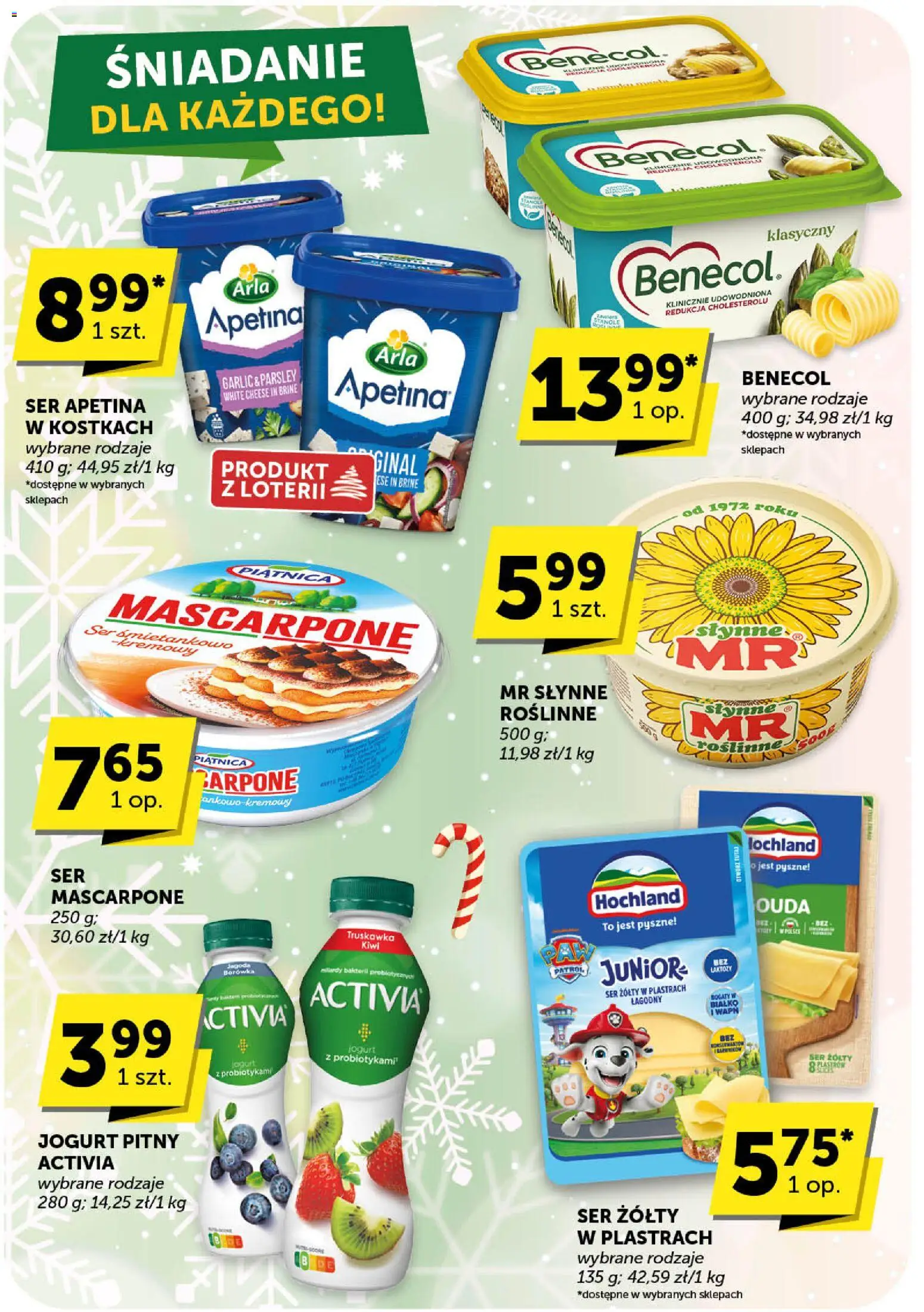Euro Sklep Gazetka - Market od 11.12.2025 | Strona: 31 | Produkty: Ser żółty, Jogurt pitny, Mascarpone, Jogurt