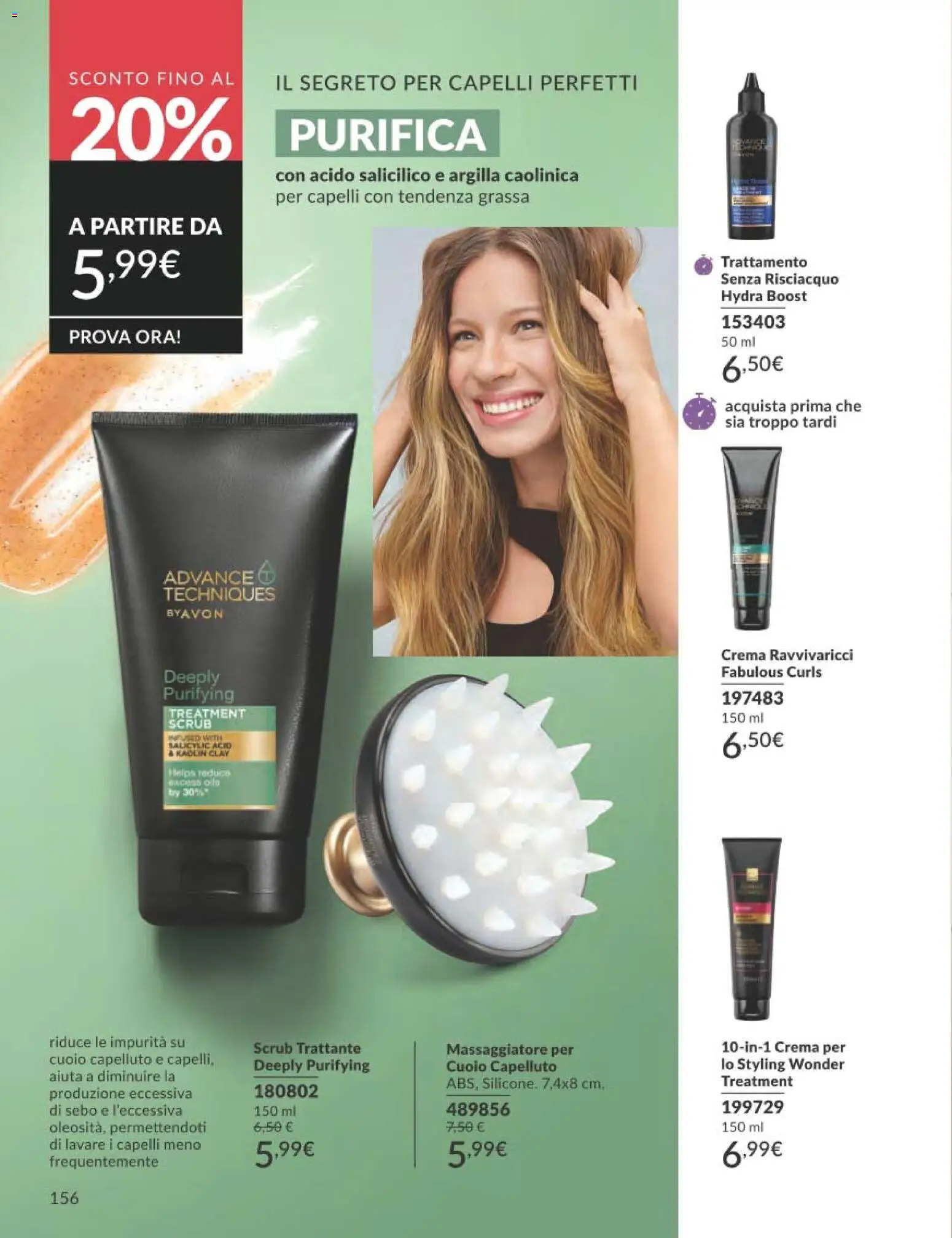 Volantino Avon del 01.02.2026 | Pagina: 156 | Prodotti: Crema, Scrub