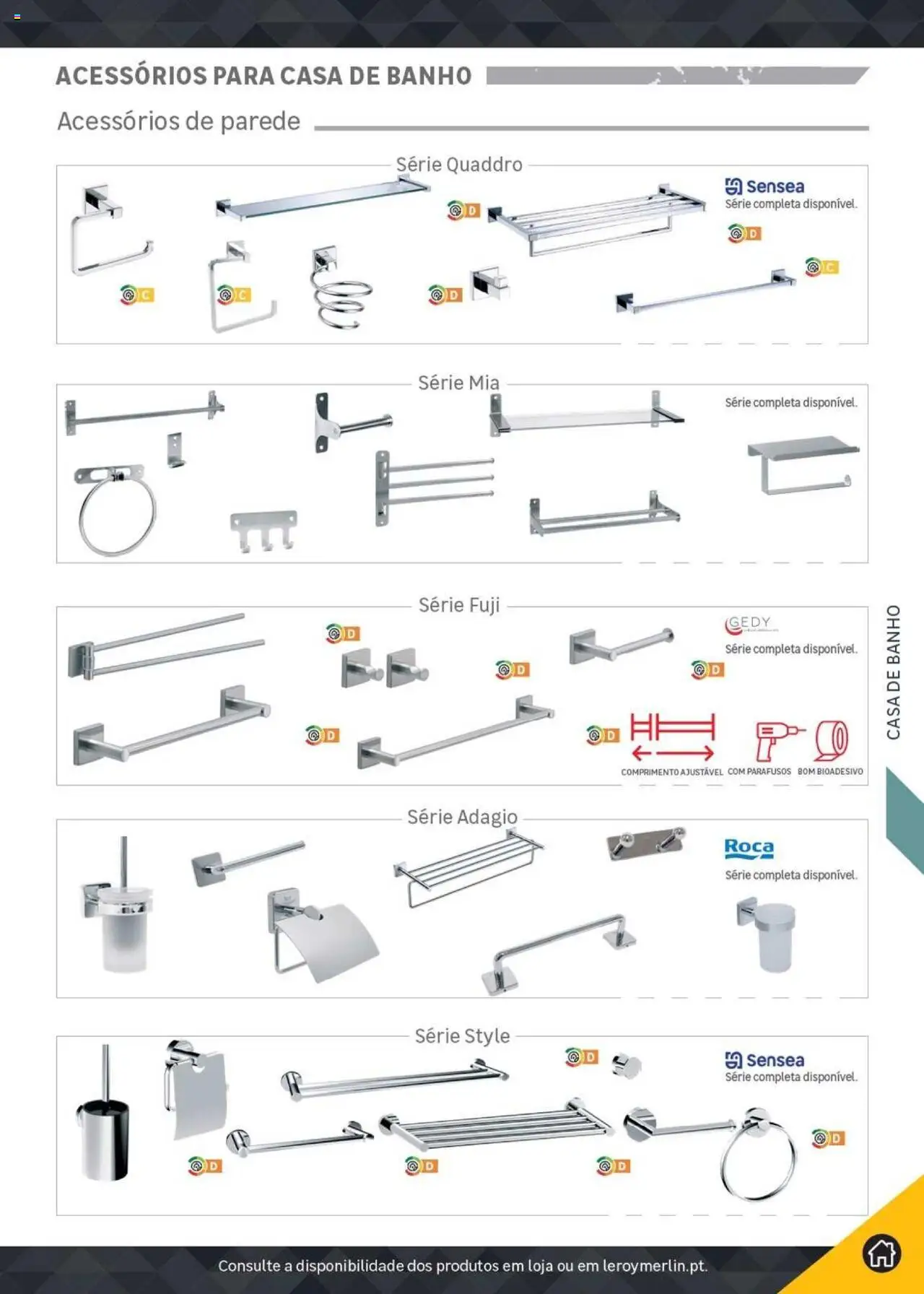Leroy Merlin Catálogo │ válido de 18.11.2024 | Página: 263 | Produtos: Casa de banho, Banho