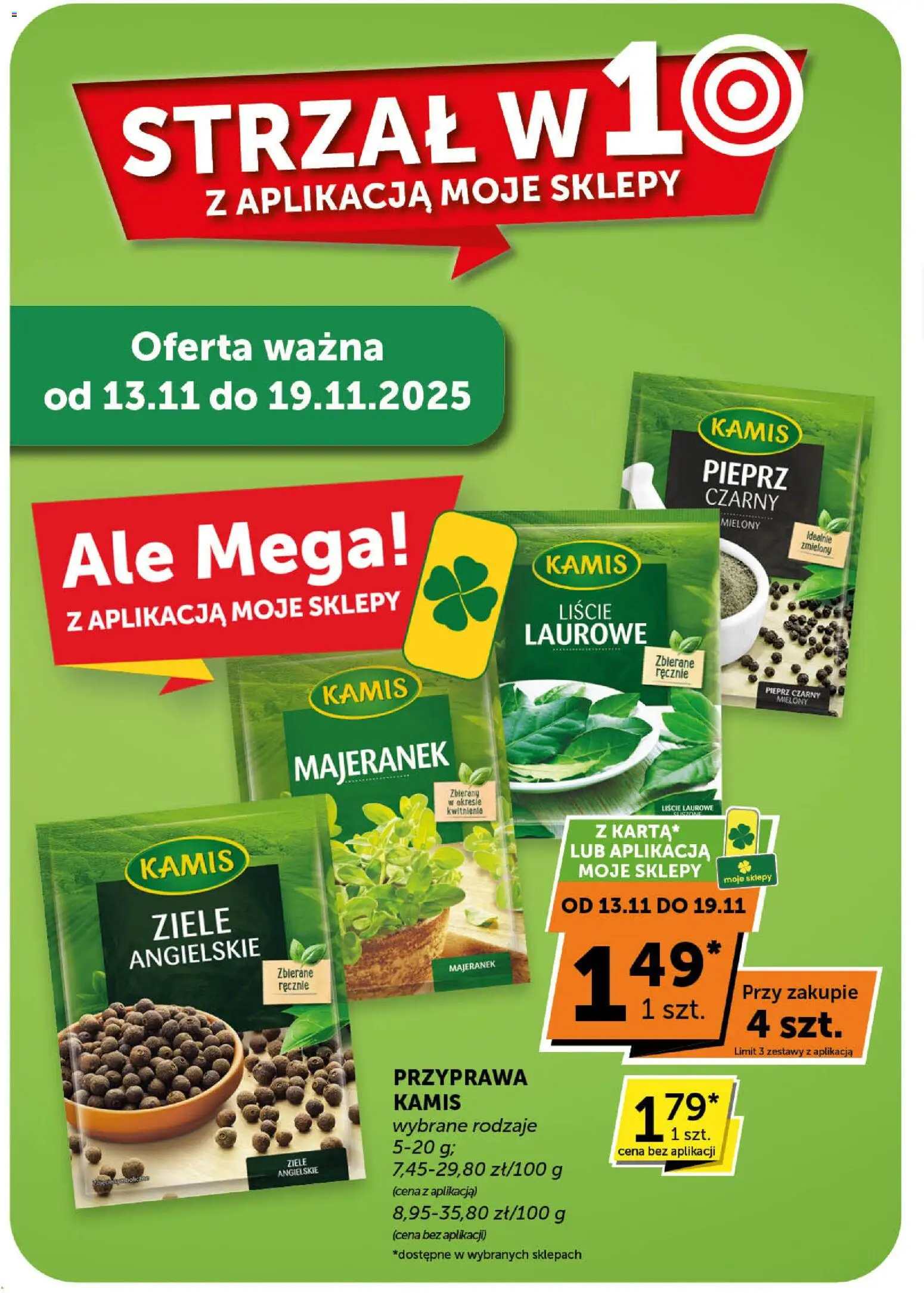 Euro Sklep Gazetka od 13.11.2025 | Strona: 14 | Produkty: Majeranek, Pieprz