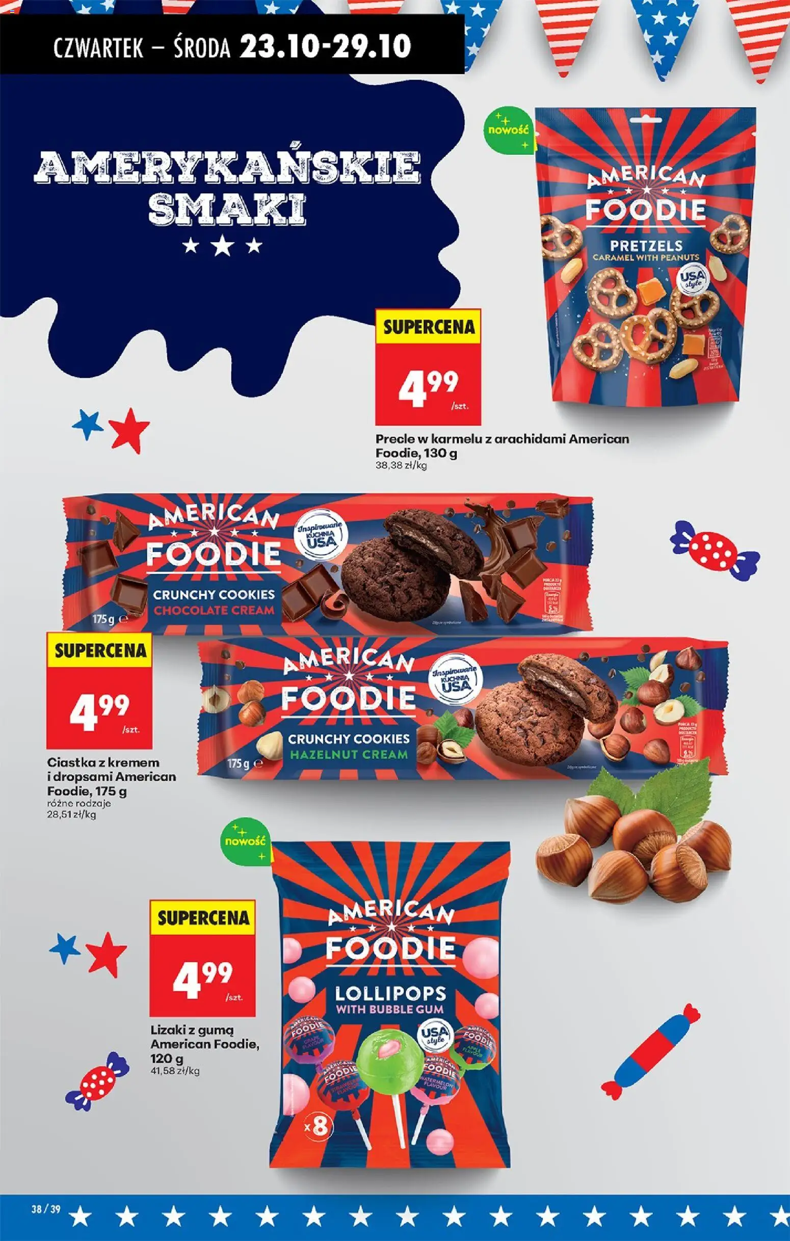 Biedronka gazetka - Oferta w tym tygodniu od 23.10.2025 | Strona: 52 | Produkty: Ciastka z kremem, Lizaki, Ciastka