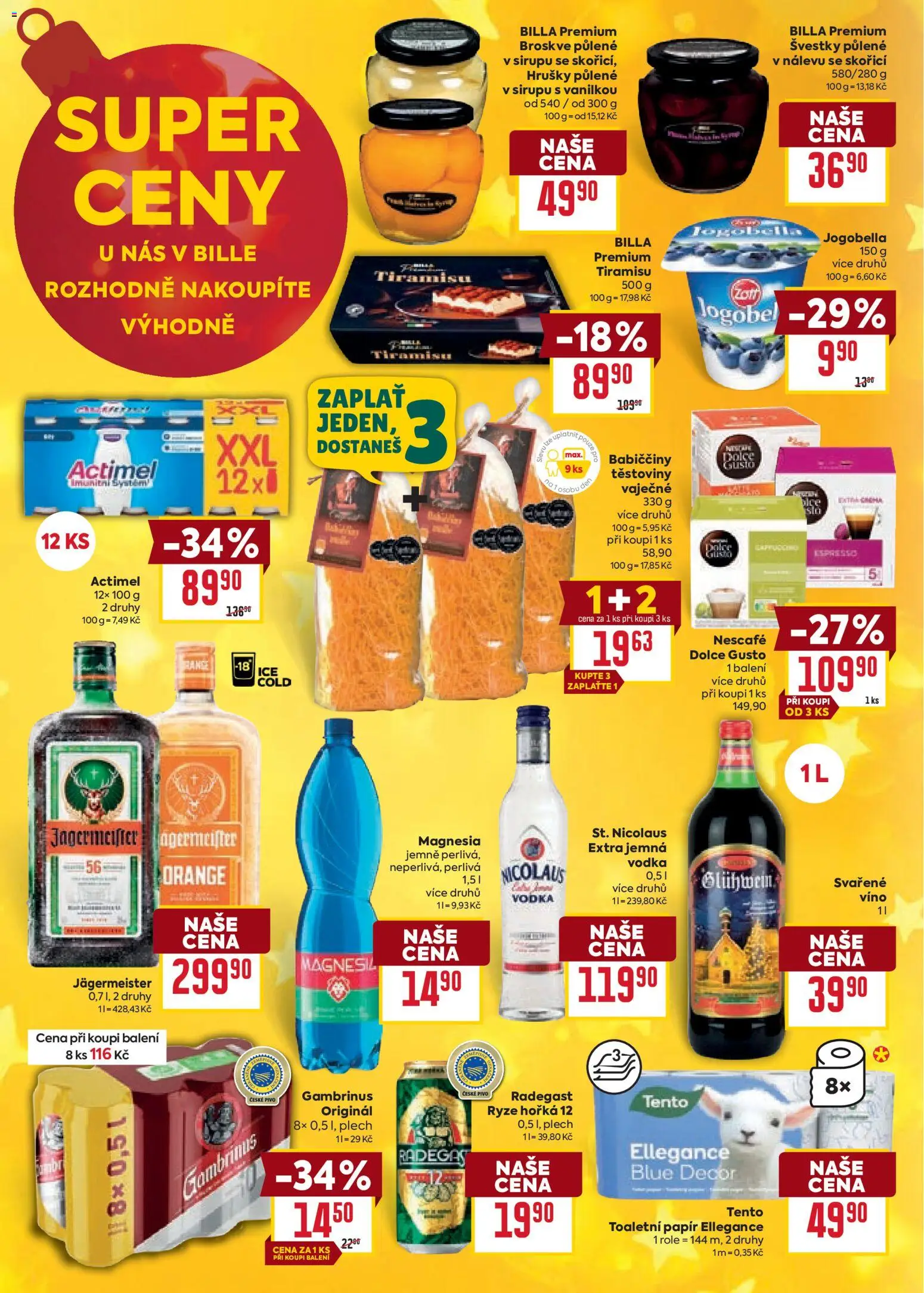 Billa Velký leták od 10.12.2025 | Strana: 2 | Produkty: Dolce Gusto, Nescafé Dolce Gusto, Nescafé, Gambrinus