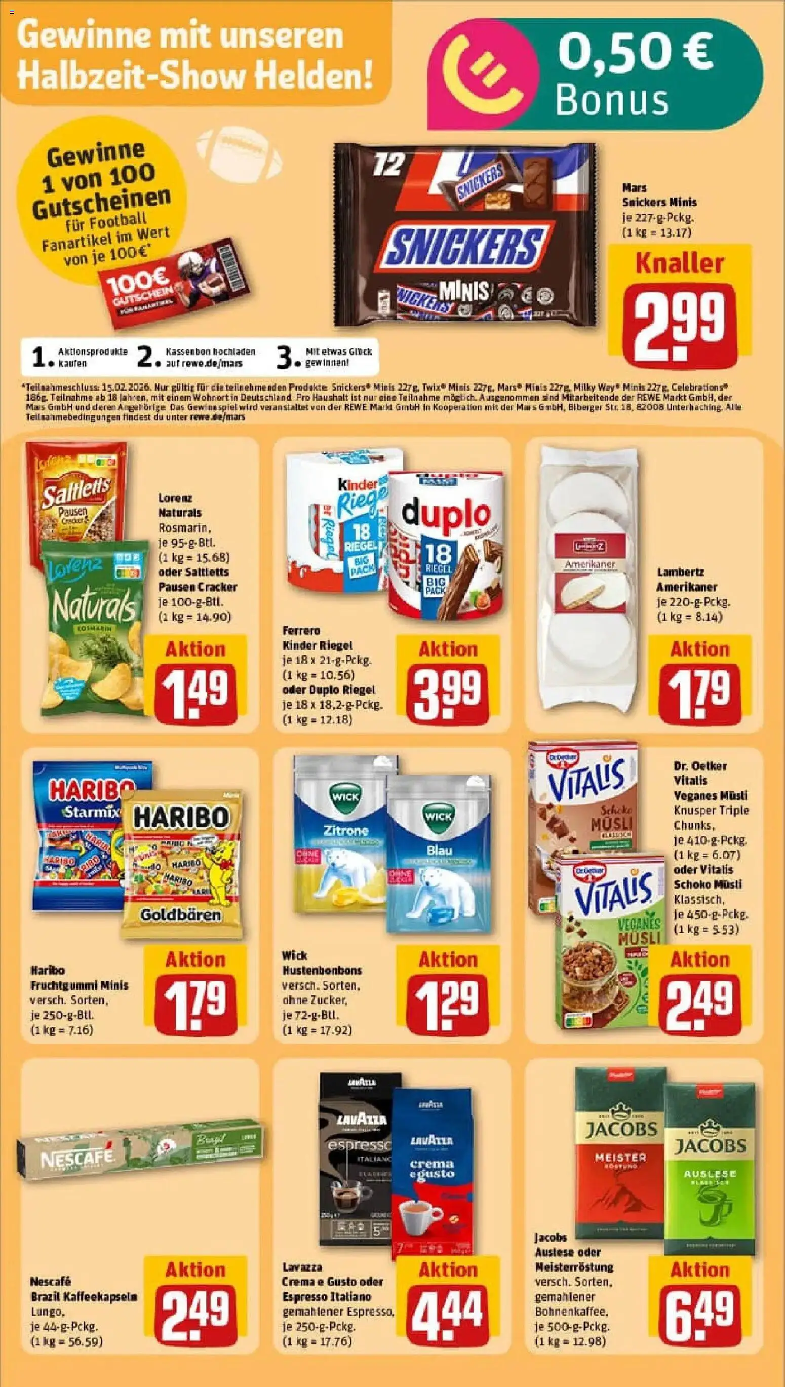 Rewe prospekt Dortmund	 – gültig ab 26.01.2026 | Seite: 21 | Produkte: Lavazza, Celebrations, Mars, Twix