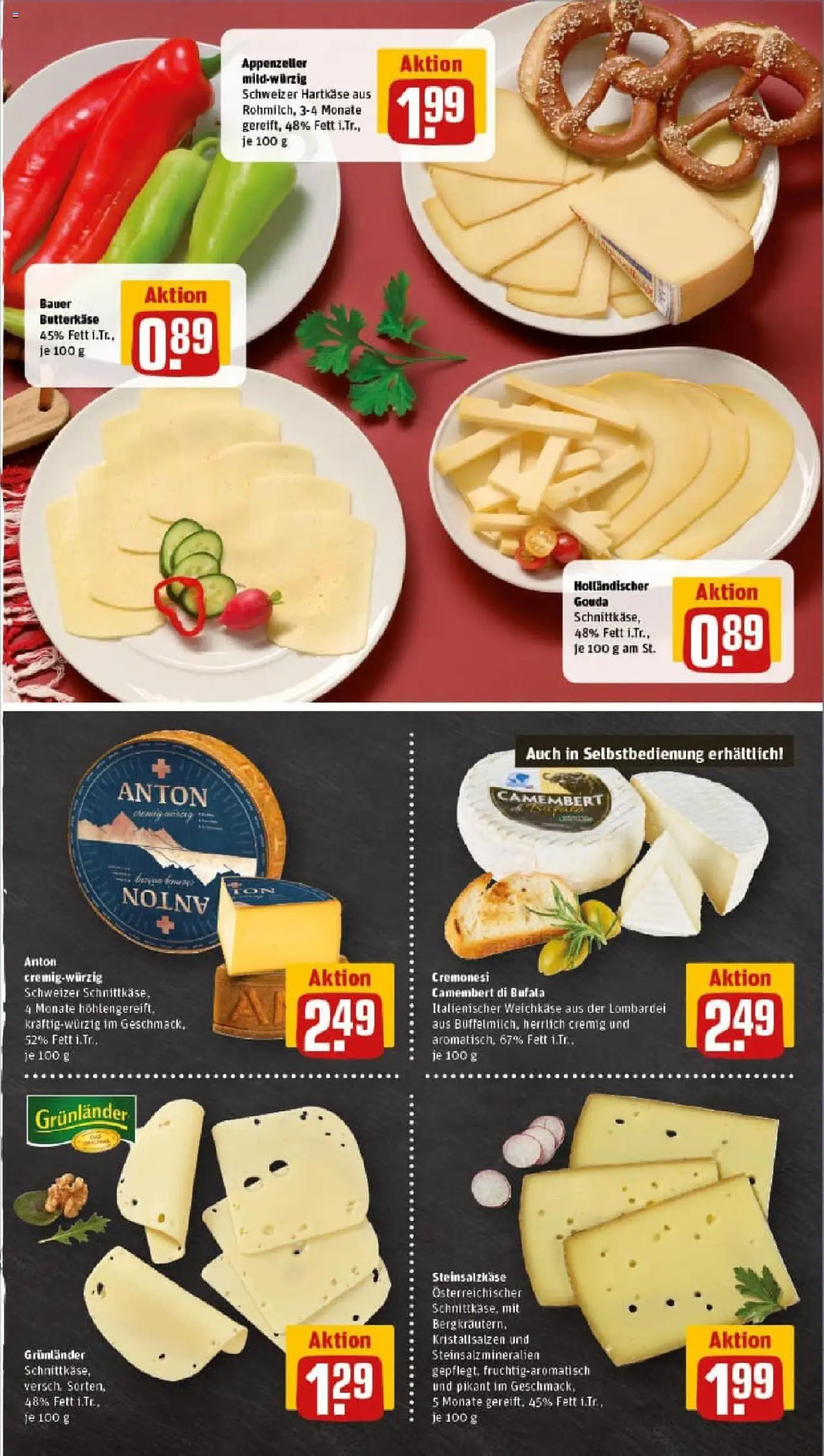 Rewe prospekt Soest	 - gültig ab dem 11.08.2025 | Seite: 9 | Produkte: Gouda, Grunlander