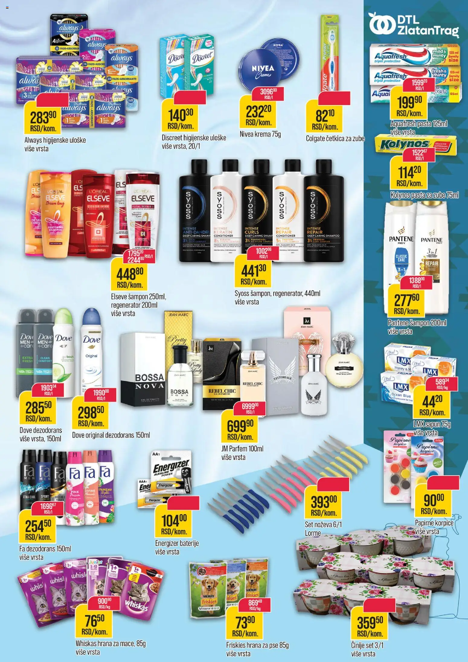Zlatan Trag katalog - važi od 03.12.2025 | Strana: 11 | Proizvode: Pantene, Hrana za pse, Parfem, Nivea