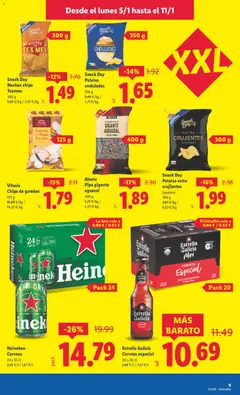 Vista previa Heineken Cerveza, Cerveza, 24 x 33 cl válido desde el 05.01.2026 | Página: 11