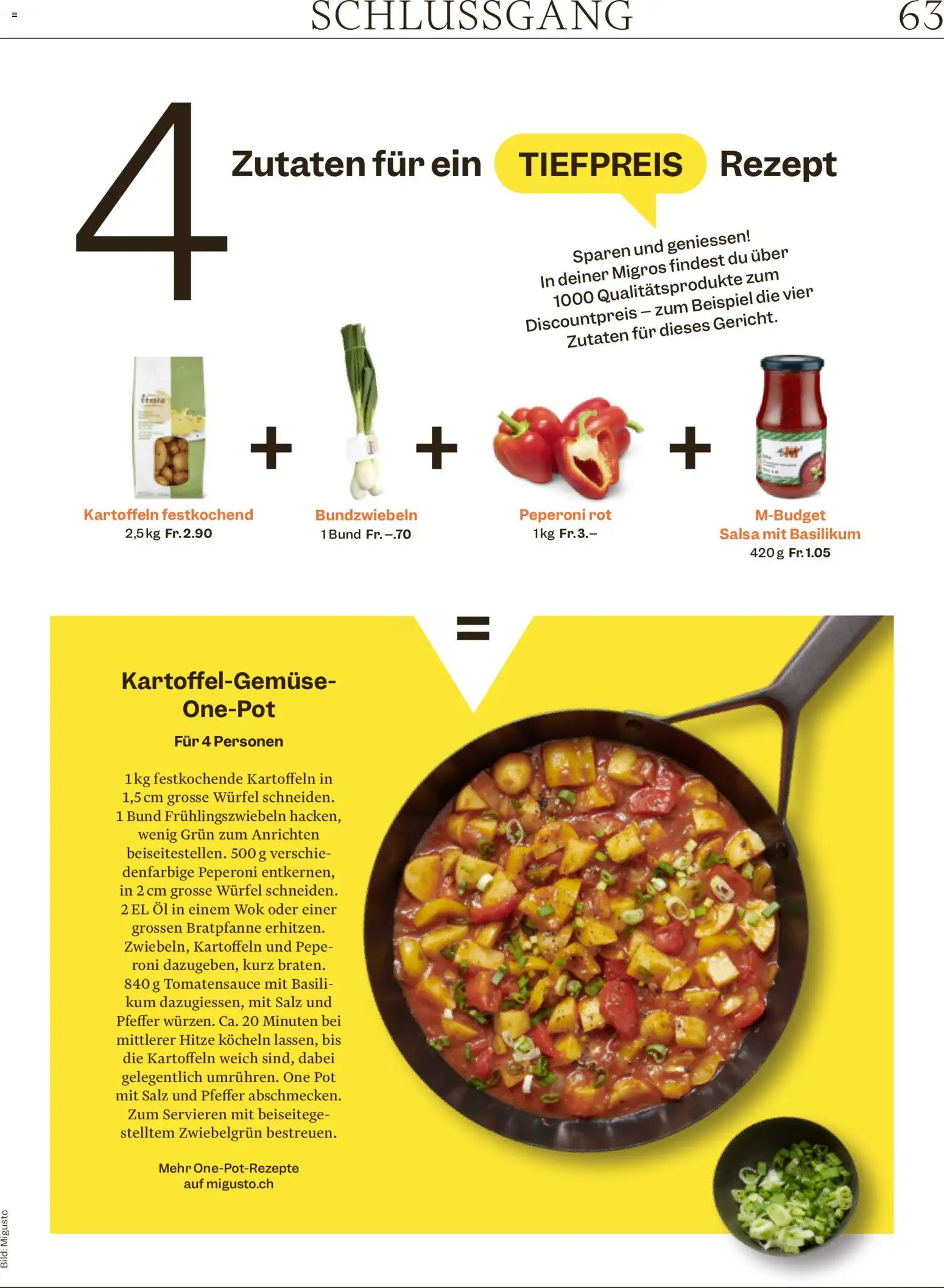 Migros Magazin – gültig ab 27.01.2026 | Seite: 63 | Produkte: Öl, Kartoffeln, Salz, Wok