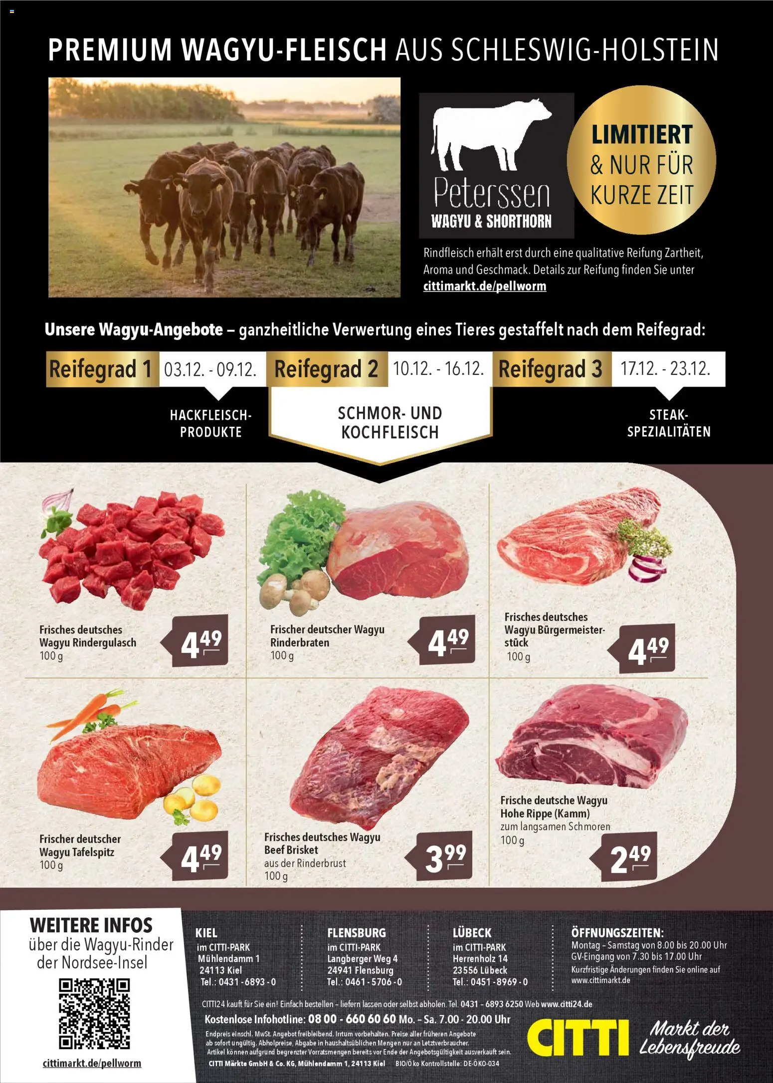 CITTI Markt - Wagyu – gültig ab 10.12.2025 | Seite: 2 | Produkte: Rinderbraten, Rindfleisch, Uhr, Hackfleisch
