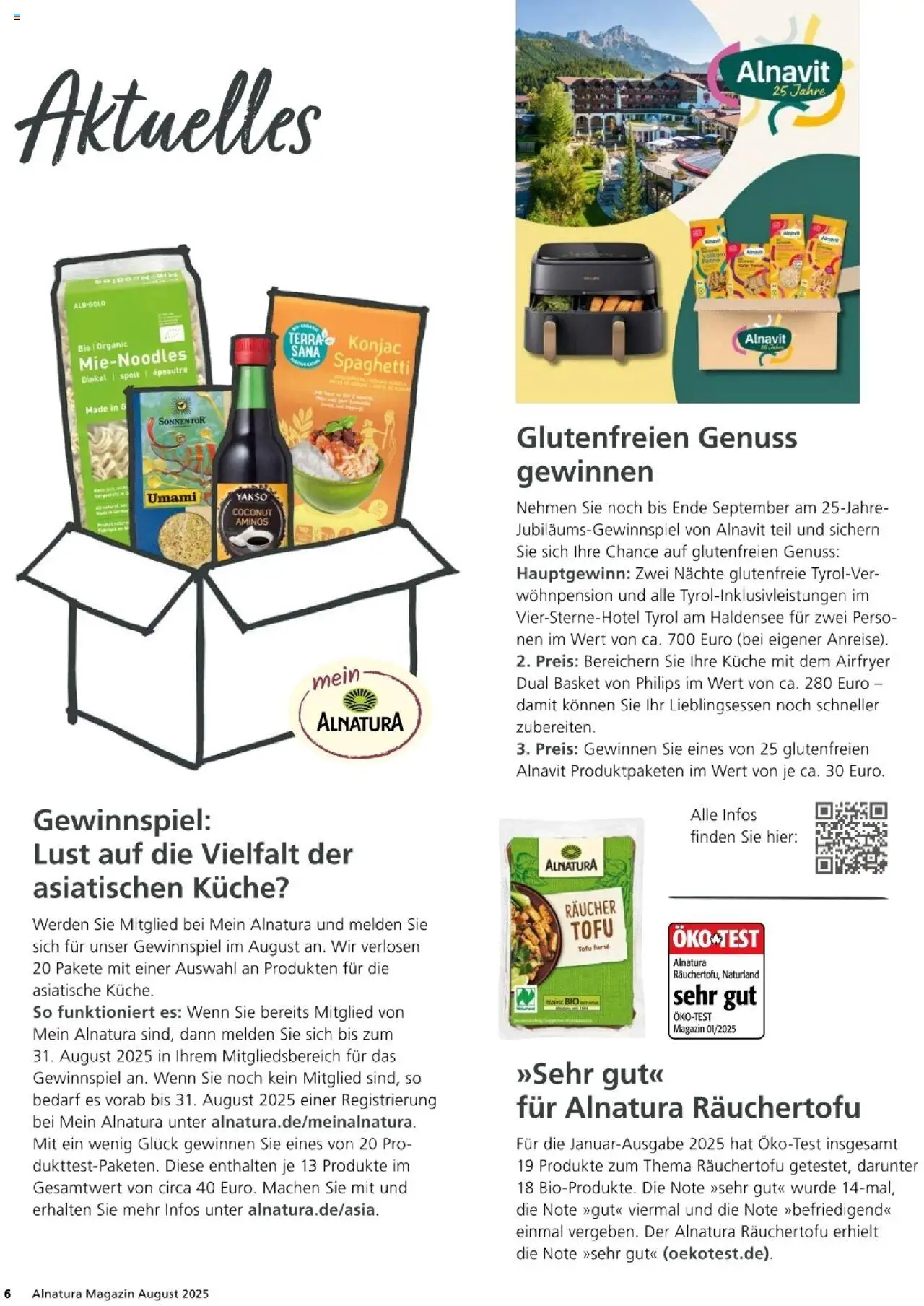 Alnatura Prospekt - gültig ab dem 01.08.2025 | Seite: 6 | Produkte: Philips, Küche