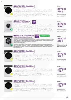 Náhled letáku Expert elektro katalog - ECG - Velké domácí spotřebiče od 15.08.2024 | Strana: 15 | Produkty: Pračka