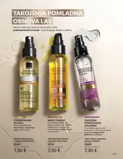 Avon katalog akcije – veljaven od 31.03.2026 | Stran: 139 | Izdelki: Olje za lase, Olje
