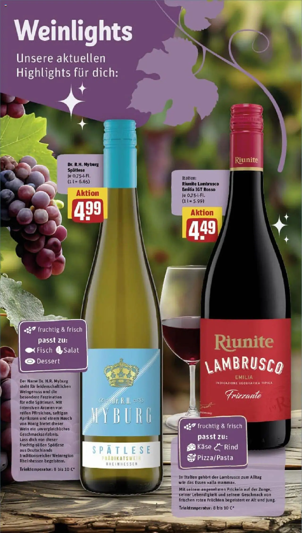 Rewe prospekt Wermelskirchen	 - gültig ab dem 20.07.2025 | Seite: 36 | Produkte: Käse, Fisch, Wein