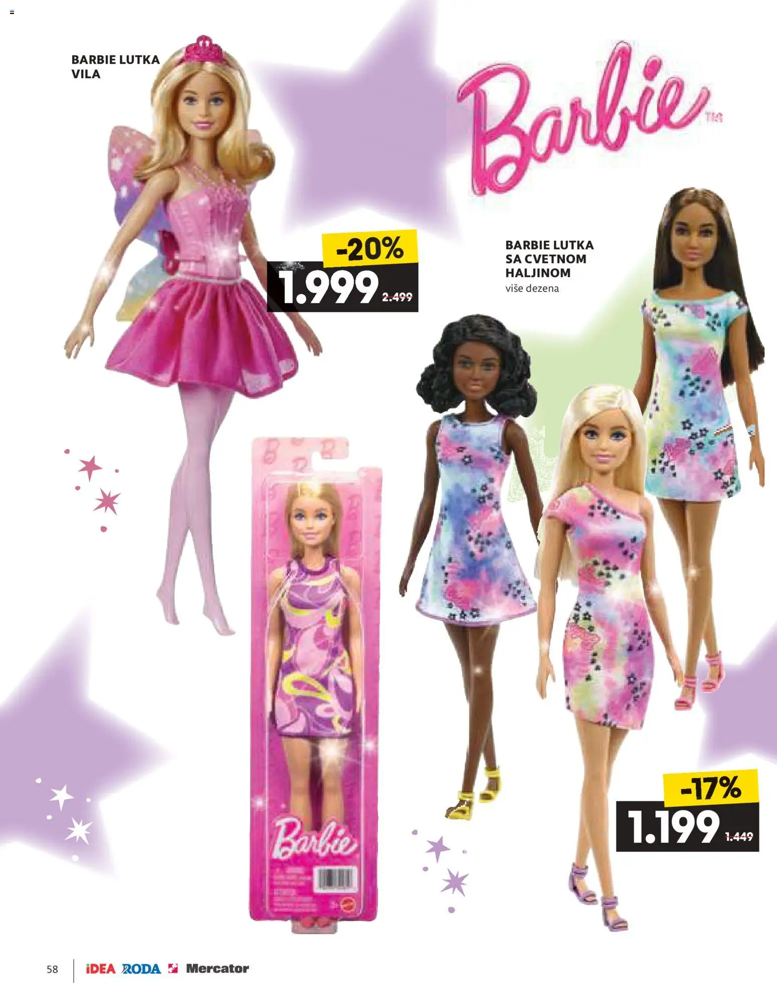 Idea katalog - važi od 11.12.2025 | Strana: 58 | Proizvode: Barbie